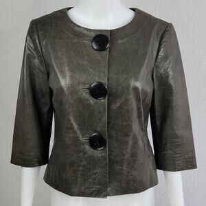 Classiques Entier Leather Jacket Size Medium